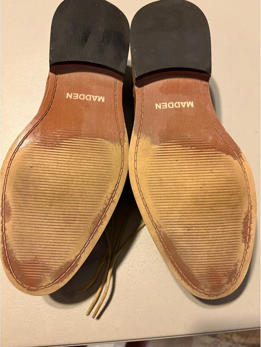 Madden Brown Leather Oxford Dress Shoes Size 10M